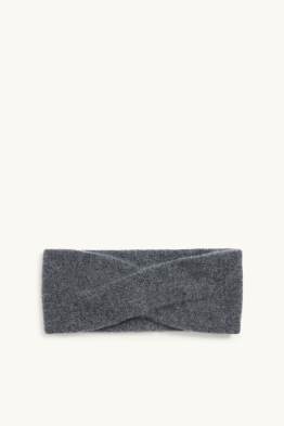 Bandeau cheveux en cachemire