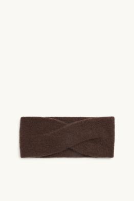 Bandeau cheveux en cachemire