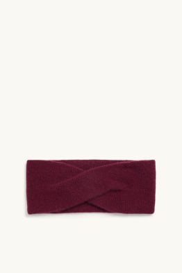 Bandeau cheveux en cachemire