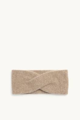 Bandeau cheveux en cachemire