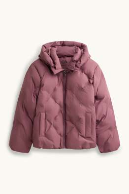 Steppjacke mit Kapuze - wasserabweisend
