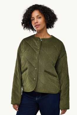 Cord-Steppjacke