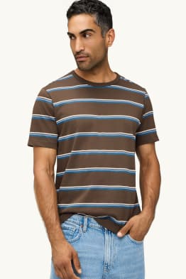 T-shirt - regular fit - à rayures