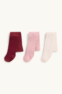 Multipack 3er - Herzchen - Baby-Strumpfhose