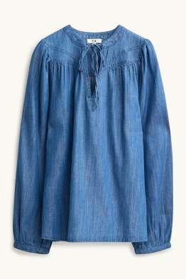 Denim blouse