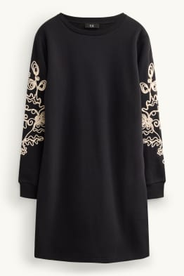 Vestit de punt de xandall - straight fit - brodat - de flors