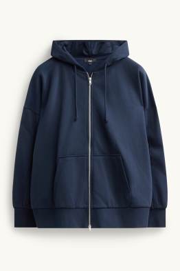 Zip-through hoodie