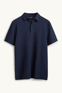 Polo - regular fit - tessuto tramato