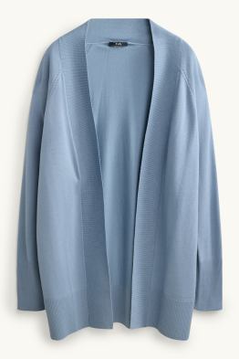 Lang gebreid vest