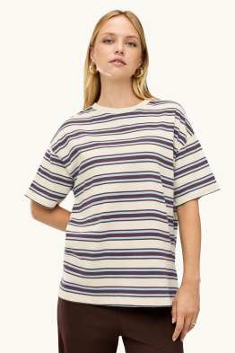 T-Shirt - Oversized - gestreift