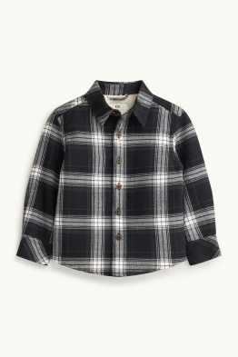 Sobrecamisa de franel·la - folrada - de quadres