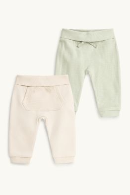 Paquet de 2 - pantalons per a nounat - texturats