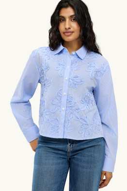 Bluse - gestreift
