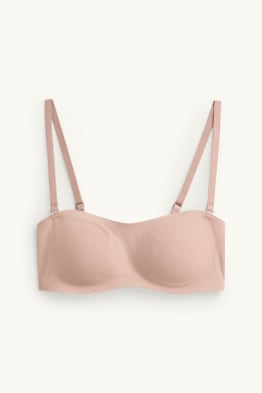 Invisible bandeau bra - padded