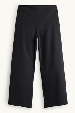 Stoffhose - High Waist - Wide Leg