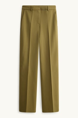 Business-broek - high waist - wide leg