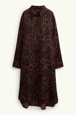 Vestit camiser - estampat de lleopard