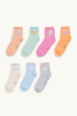 Multipack 7er - Wochentage - Socken mit Motiv