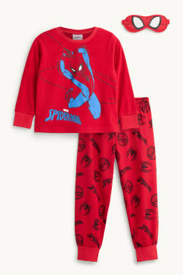 Spiderman - pijama polar i antifaç per dormir - 3 peces