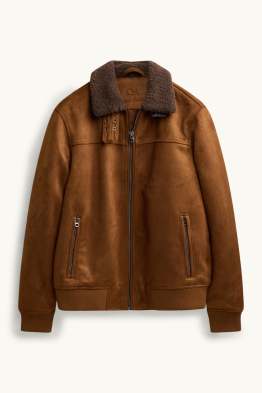 Chaqueta de borrego - antelina