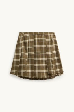 Sukně skort - kostkovaná