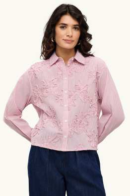 Bluse - gestreift