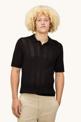 Poloshirt - Relaxed Fit - gestreift