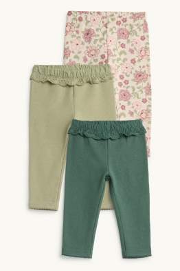Lot de 3 - leggings chauds pour bébé