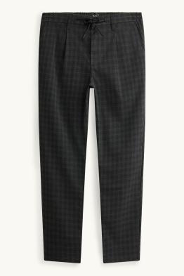 Chino - tapered fit - à carreaux