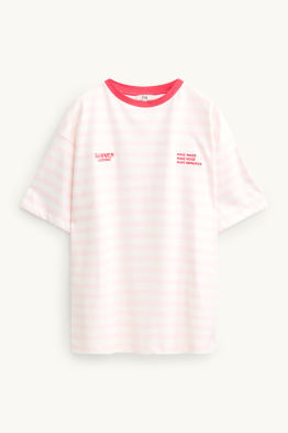 T-shirt - Oversize - à rayures