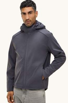 Jaqueta softshell amb caputxa - repel·lent a l’aigua