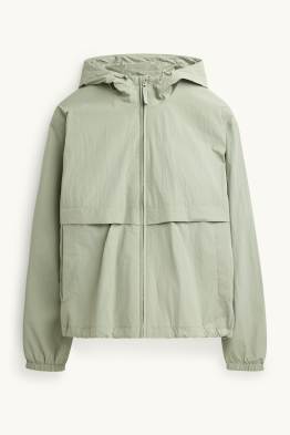 Regenjacke mit Kapuze - wasserabweisend