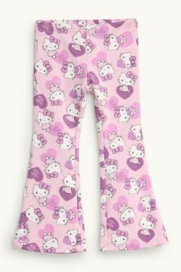 Hello Kitty - flared thermal leggings