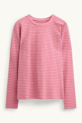 Samarreta de màniga llarga - slim fit - de ratlles