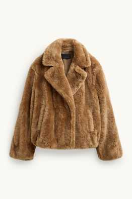 Faux fur jacket - lined