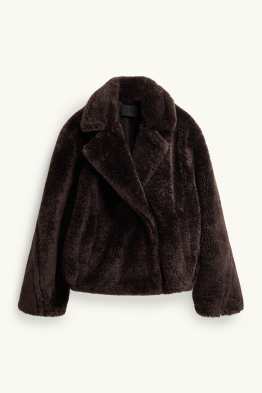 Faux fur jacket - lined