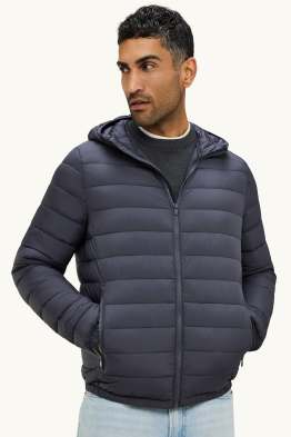 Steppjacke mit Kapuze