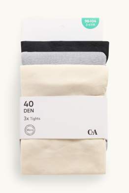 Paquet de 3 - mitges fines - 40 DEN