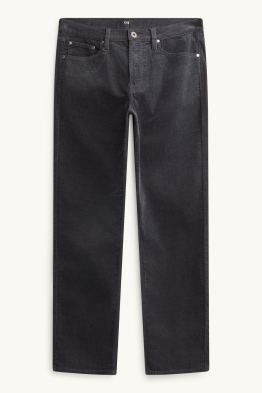 Corduroy trousers - straight fit