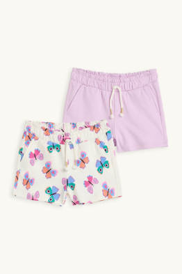 Confezione da 2 - farfalla - shorts di felpa
