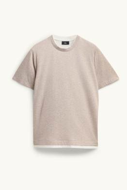 T-Shirt - Regular Fit - 2-in-1-Look