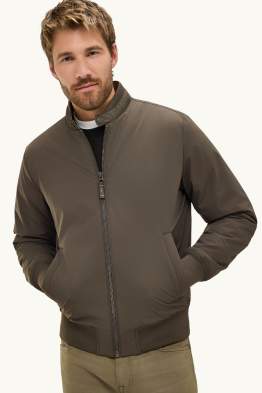 Bomber jacket - lined - water-repellent