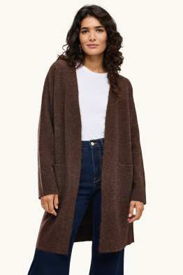 Gilet long en maille