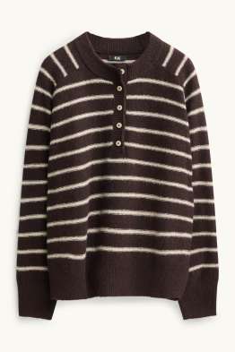 Pullover - gestreift