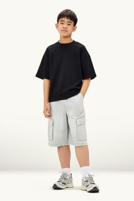 Jeans-Bermudas