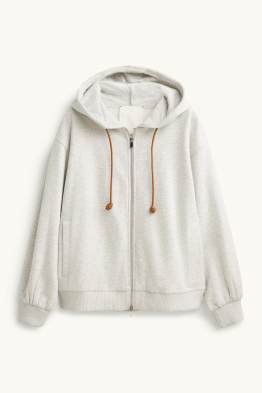 Sweatvest met capuchon