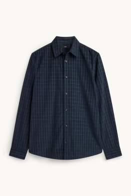 Chemise - regular fit - col kent - à carreaux