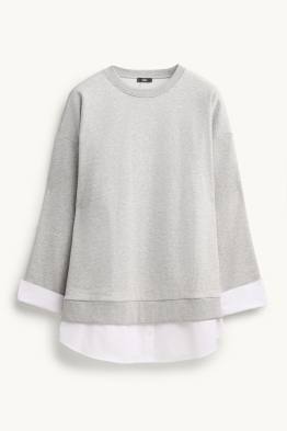 Sweatshirt - 2-in-1 look