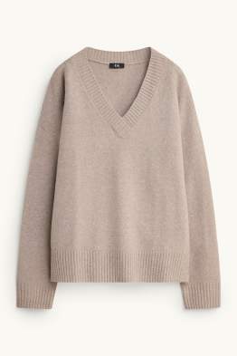 Pull à col en V
