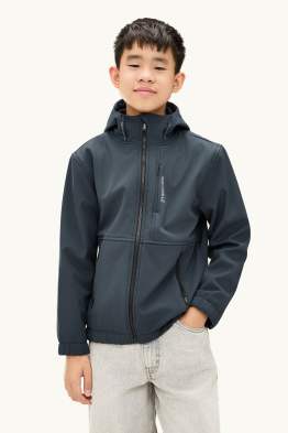 Softshell jacket with hood - waterproof